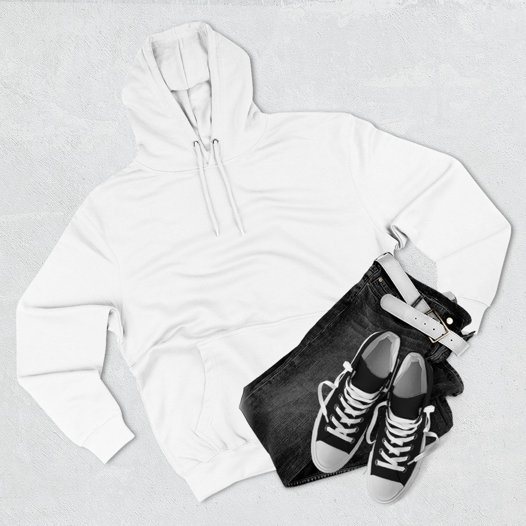 Blue Homemade Designs Fleece Hoodie, Cozy Sweatshirt for Casual Wear, Perfect Gift for Birthdays, Holidays, and Relaxing Days