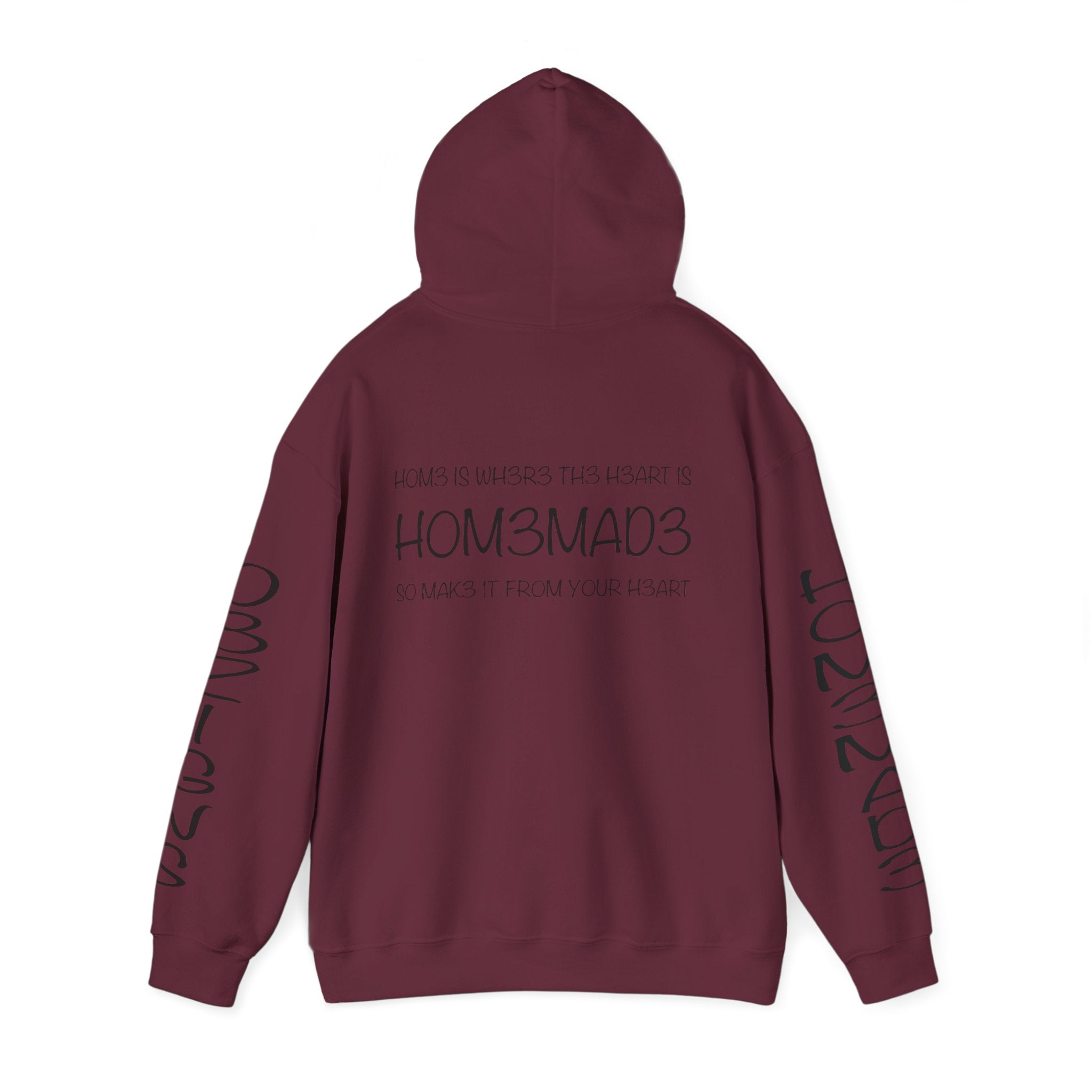 Cozy Unisex Hooded Sweatshirt - Home is Where Your Heart Is, Comfortable Pullover, Casual Wear, Gifts for Friends, Family & Home Lovers