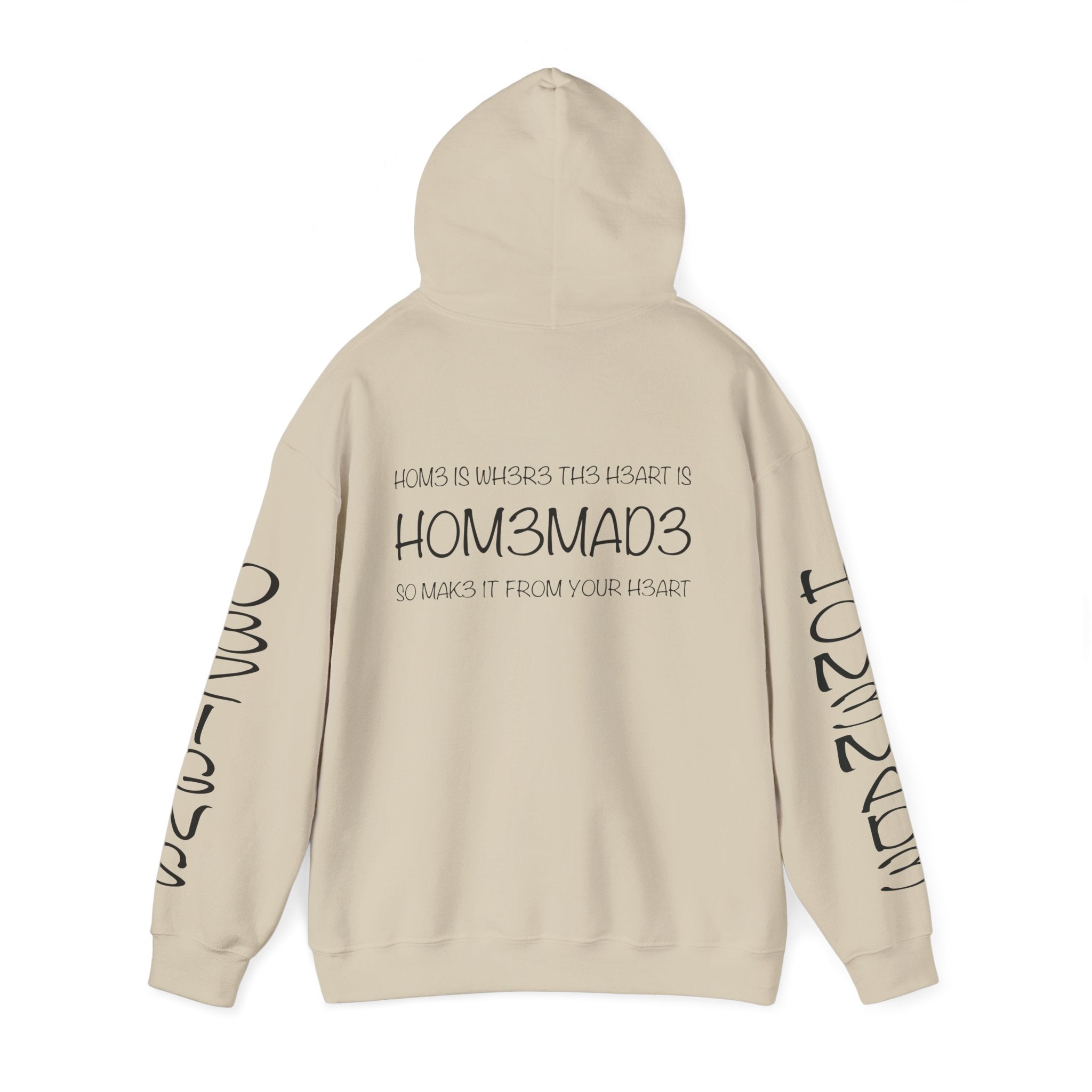 Cozy Unisex Hooded Sweatshirt - Home is Where Your Heart Is, Comfortable Pullover, Casual Wear, Gifts for Friends, Family & Home Lovers