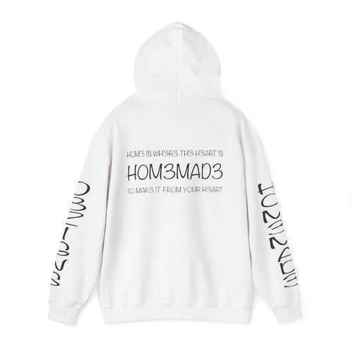 Cozy Unisex Hooded Sweatshirt - Home is Where Your Heart Is, Comfortable Pullover, Casual Wear, Gifts for Friends, Family & Home Lovers