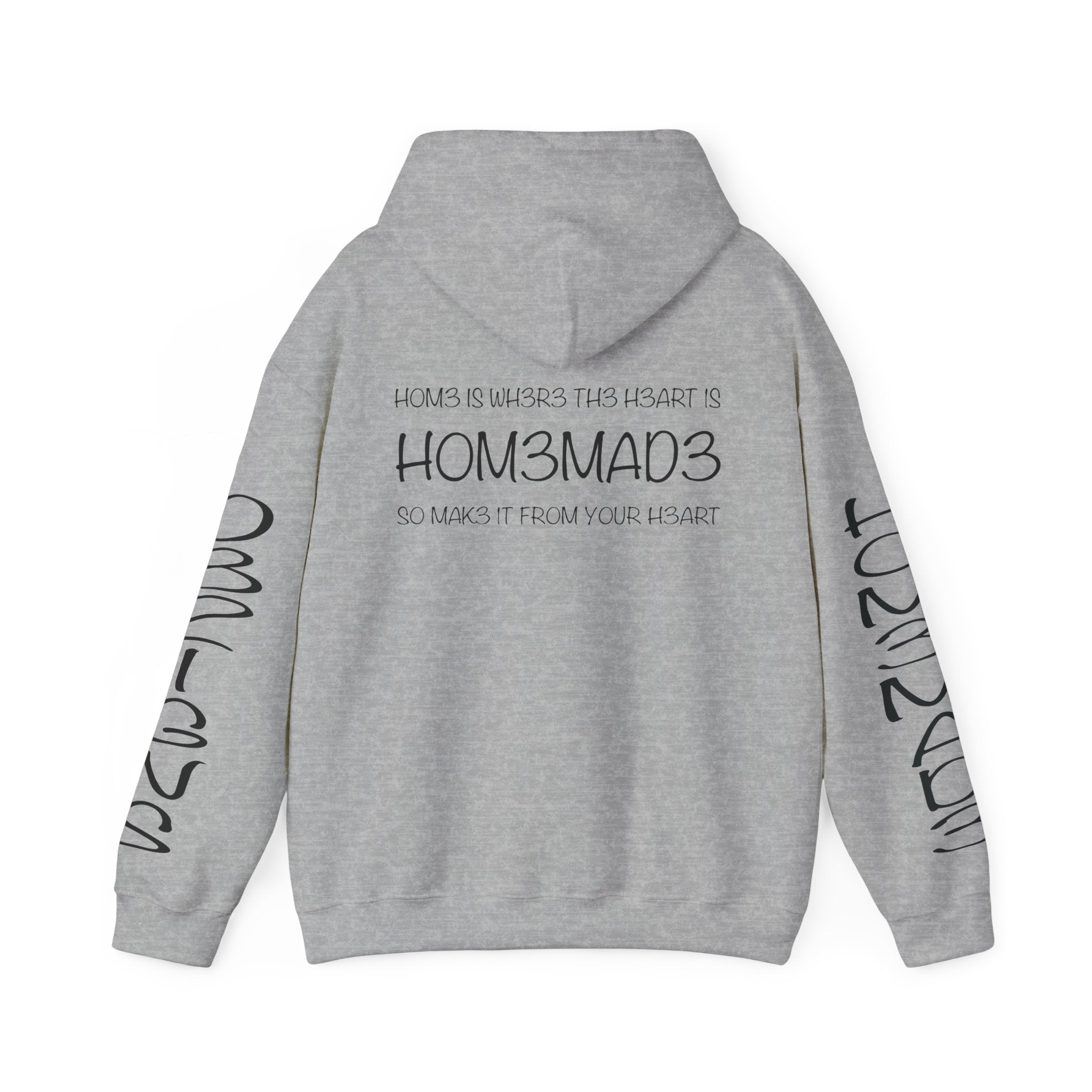 Cozy Unisex Hooded Sweatshirt - Home is Where Your Heart Is, Comfortable Pullover, Casual Wear, Gifts for Friends, Family & Home Lovers