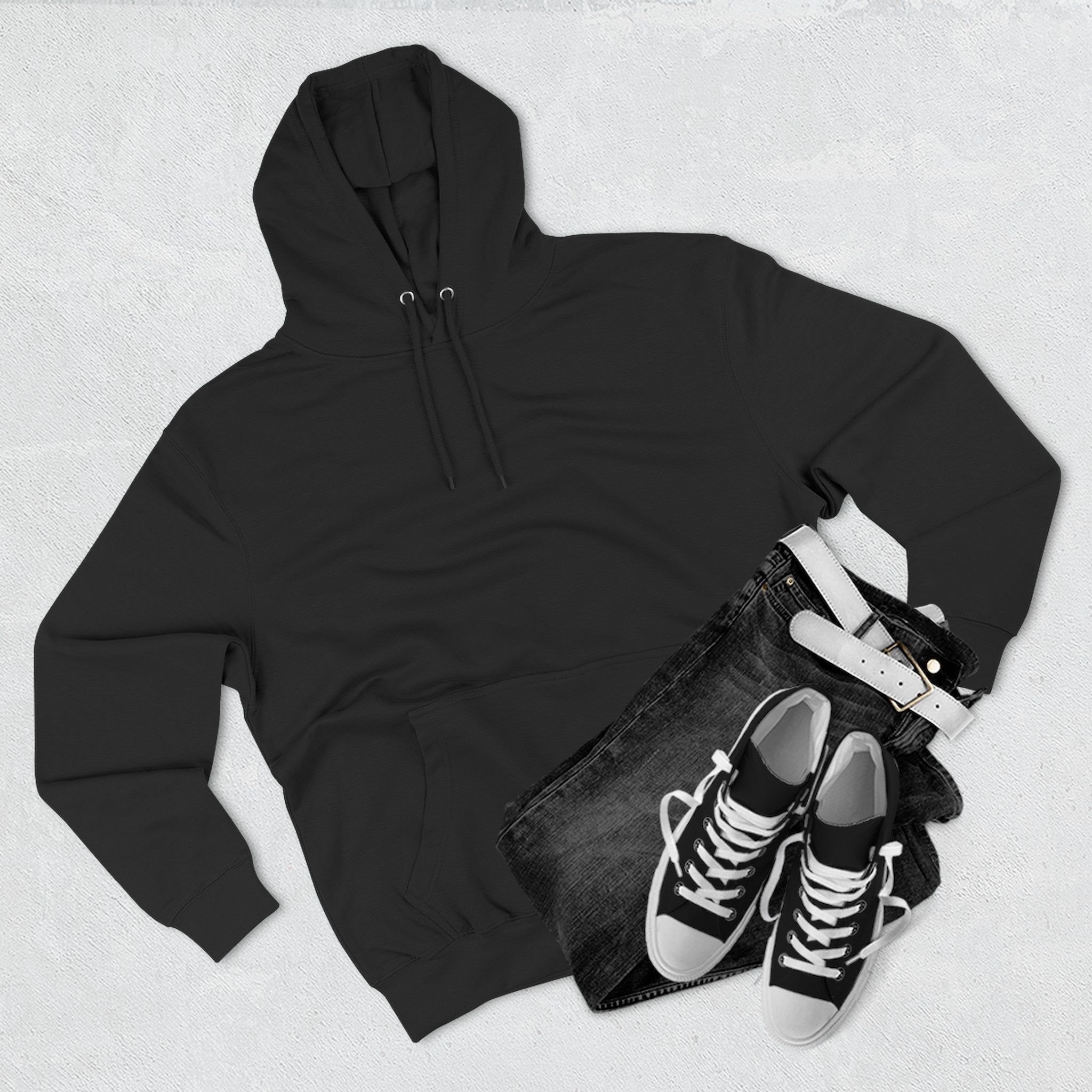Red Homemade Designs Fleece Hoodie, Cozy Sweatshirt for Casual Wear, Perfect Gift for Birthdays, Holidays, and Relaxing Days