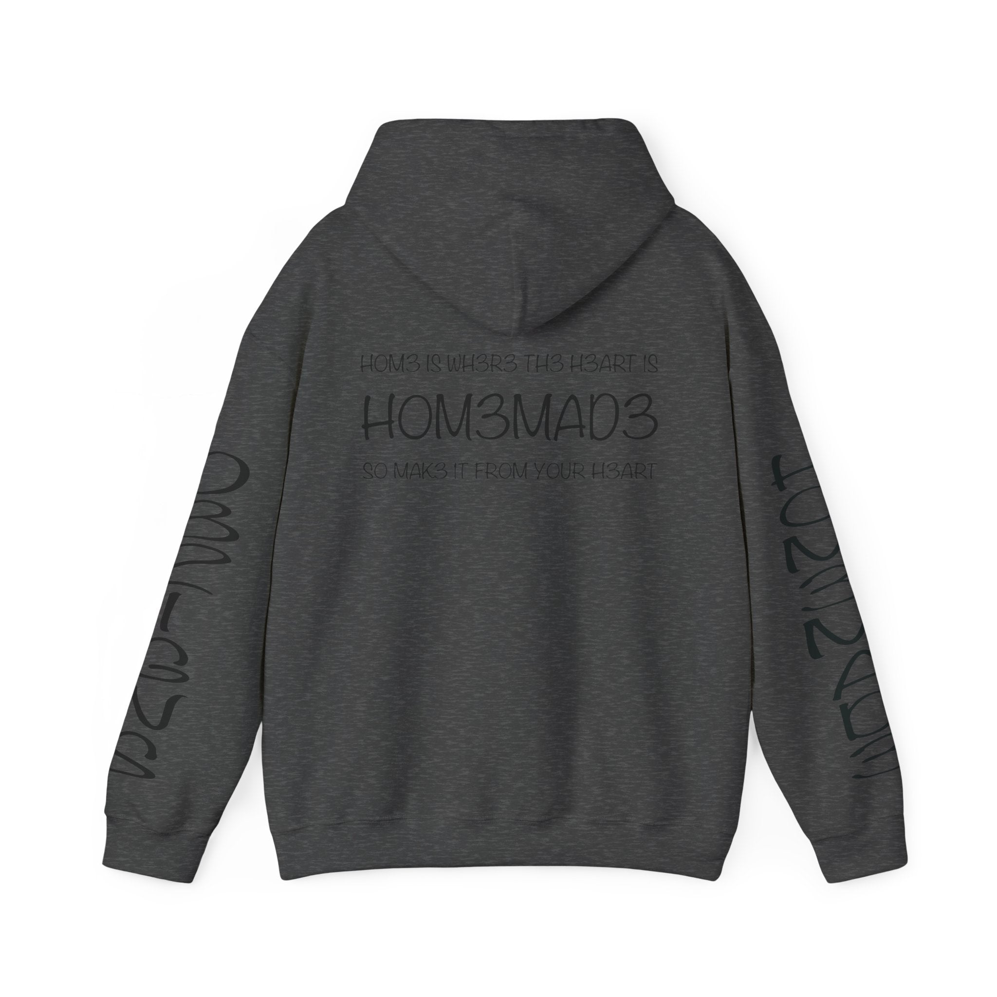 Cozy Unisex Hooded Sweatshirt - Home is Where Your Heart Is, Comfortable Pullover, Casual Wear, Gifts for Friends, Family & Home Lovers