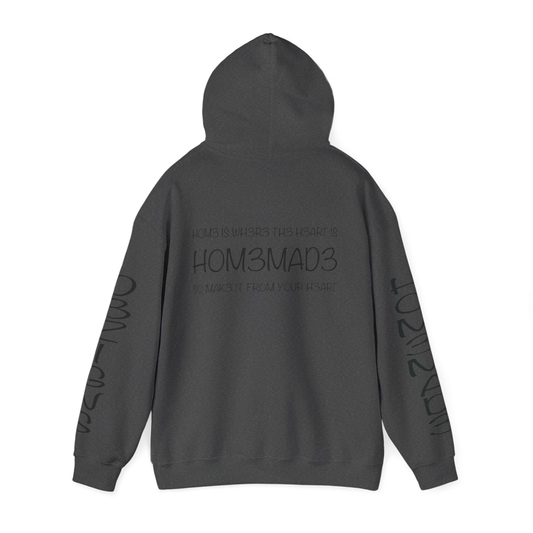 Cozy Unisex Hooded Sweatshirt - Home is Where Your Heart Is, Comfortable Pullover, Casual Wear, Gifts for Friends, Family & Home Lovers